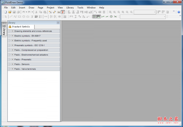 FluidDraw P5 demo(电气动电路图绘制软件) V5.3t 免费安装版