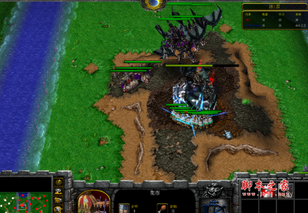 攻城掠地0.0.4公测版 附隐藏英雄密码及攻略 魔兽对抗地图