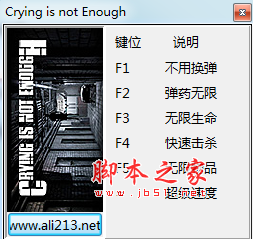 光哭是不够的(Crying is not Enough)六项修改器 v1.0 中文免费绿色版