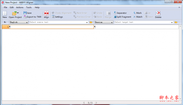 ABBYY Aligner(双语对齐工具) v1.0.6 免费安装版