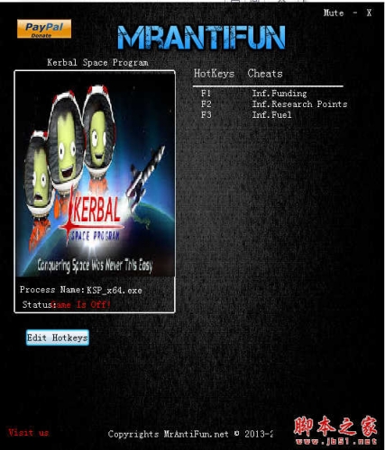 坎巴拉太空计划三项修改器 免费绿色版