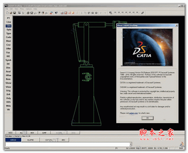 DS CADAM Drafting V5-6R2018 SP2 多语言特别版(附破解教程+原程序+破解文件)