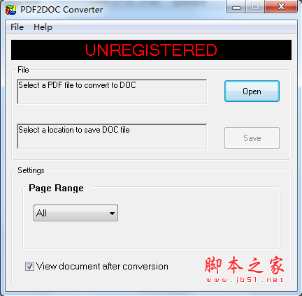 pdf2doc converter(pdf转word文件格式）v1.0 免费安装版