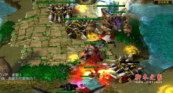 翡翠世界v1.3正式版 附隐藏英雄密码及攻略 魔兽防守地图