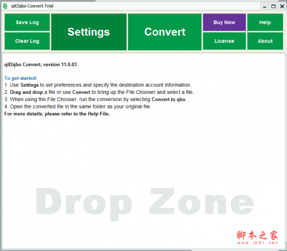 QIF2QBO Convert Trial(QIF转QBO文件工具) v11.0.03 免费安装版