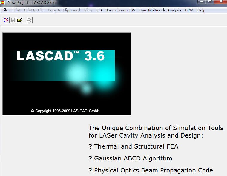 LASCAD激光器设计工具 V3.6.6 英文安装版
