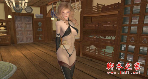 上古卷轴5天际泳衣合集 性感金色卷发美女独立随从mod