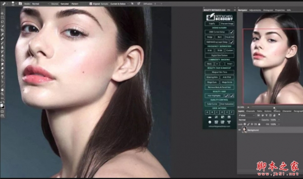 PS磨皮美容插件RA Beauty Retouch Panel 3.2 for PS CS5-CC2019 一键汉化安装版