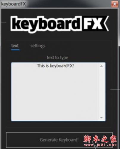 数字键盘打字动画AE脚本AEscripts keyboardFX V1.2.5 Win/Mac 中文汉化版