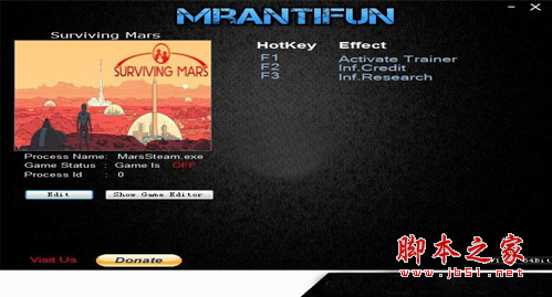 火星求生steam版最新无限金钱/无限研究作弊修改器