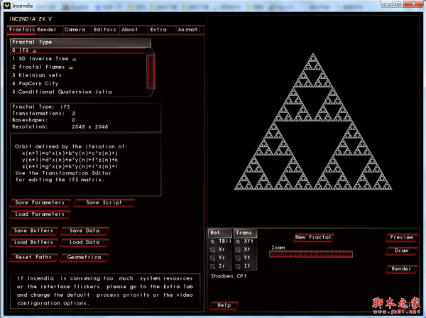 Incendia(3D分形工具) EX V 免费安装版