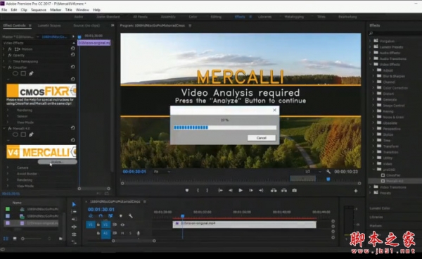 视频防抖插件ProDAD Mercalli NLE for Adobe 2019 V4.0 64位 汉化一键安装版