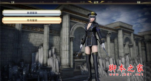 无双大蛇3王异mod 性感传奇黑色警察制服dlc