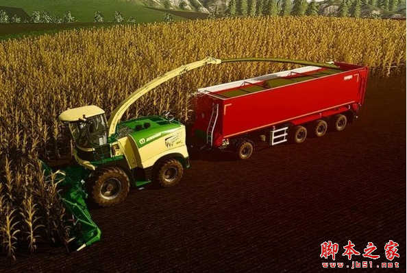 模拟农场19 Big X 1180青饲料收获机MOD 免费绿色版