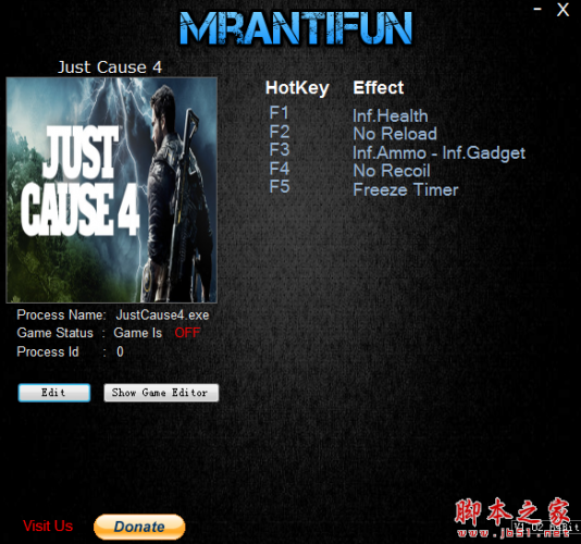 正当防卫4五项修改器 v1.0 免费版