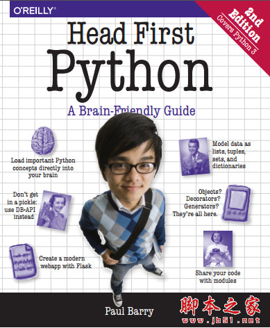 Head First Python(第2版) (Paul Barry著) 完整pdf原版[87MB]