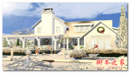 模拟人生4白色圣诞节住宅MOD 免费版