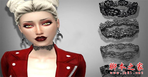 模拟人生4蕾丝时尚项圈MOD 免费版