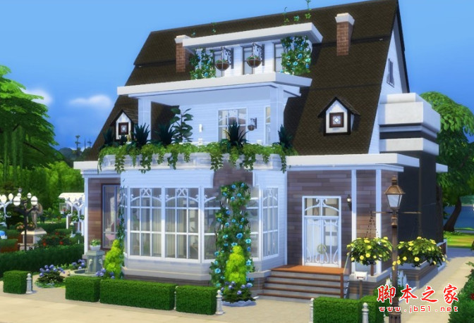 模拟人生4三层简洁住宅MOD 免费版