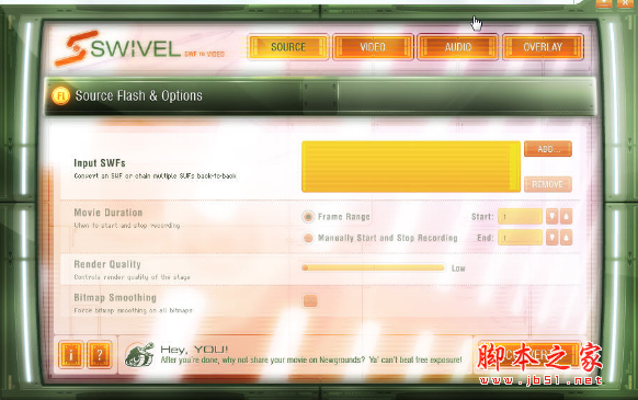 Swivel(SWF格式转换软件) v1.11 免费安装版 32位