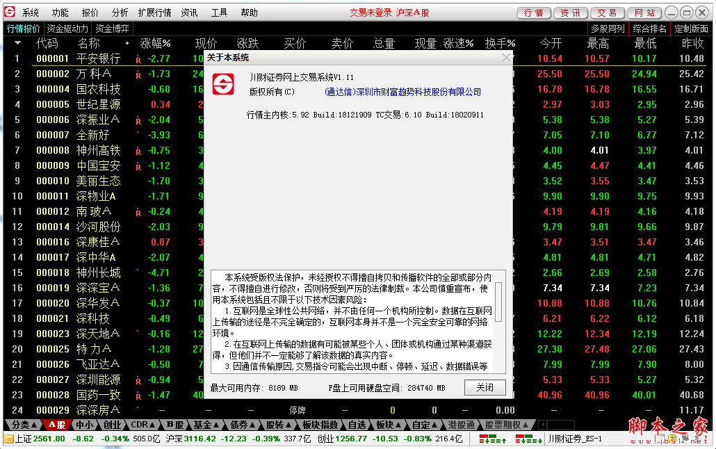 川财证券网上交易系统通达信版 v1.32 官方免费安装版