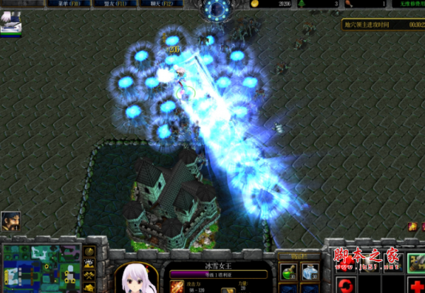 守塔V6.02正式版 附游戏攻略及隐藏英雄密码 魔兽防守地图