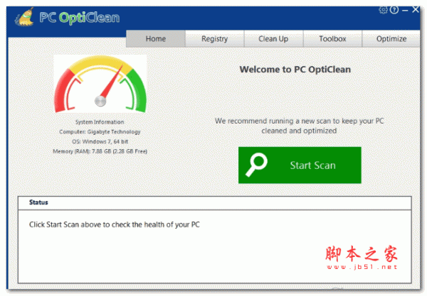 系统优化软件Seguro PC OptiClean v5.3.1 免费安装版