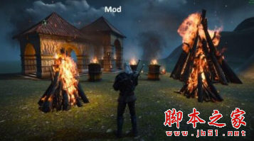 巫师3狂猎新的火焰纹理MOD 免费版