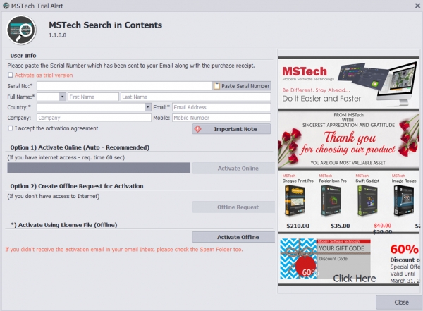 MSTech Search in Contents(文件搜索软件)V1.1.0.0 英文特别安装版
