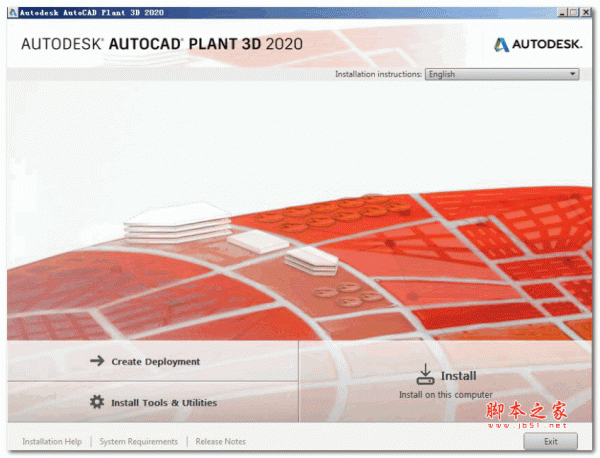 Autodesk AutoCAD Plant 3D 2020 英文特别版(附安装教程)64位