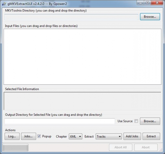 gMKVExtractGUI(mkv提取软件)V2.4.2.0 英文绿色版