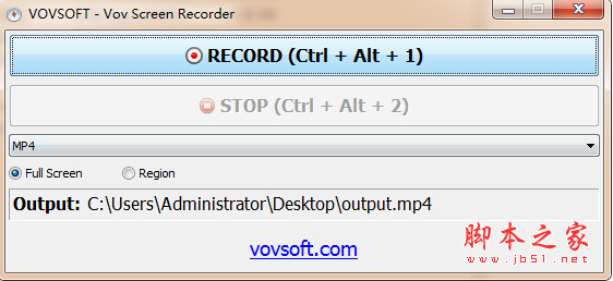 Vov Screen Recorder(vov专业录屏工具) v2.5.0.0 免费安装版
