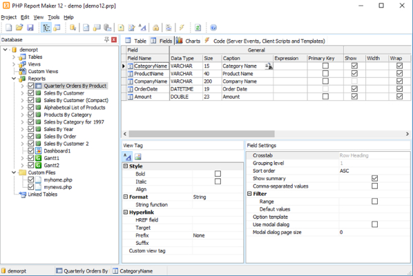 PHP Report Maker 12(PHP报告生成) v12.0.7 英文特别安装版(附注册机+激活教程)