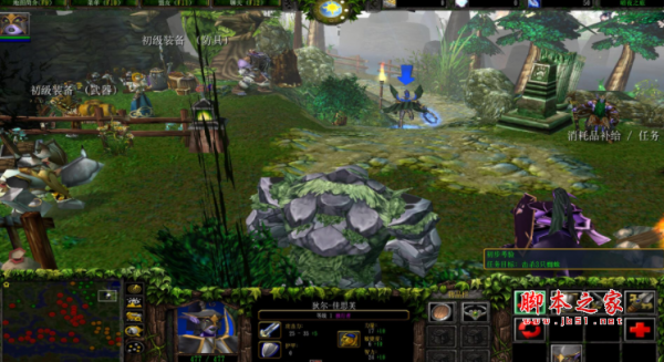 暗夜之旅V1.8.00正式版 附游戏攻略及隐藏英雄密码 魔兽ORPG地图