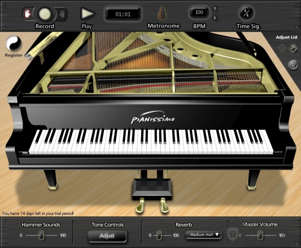 Acoustica Pianissimo(虚拟钢琴软件) v1.014 英文安装版