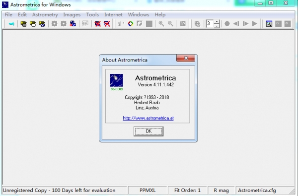 Astrometrica(行星数据测量计算软件)V4.11.1.442 英文安装版(附激活码)