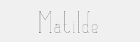 Matilde典雅英文体