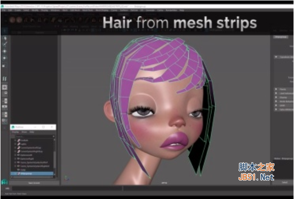 Maya头发毛发羽毛模拟插件Ephere Ornatrix V2.3.6 For Maya 2015-2019 安装版