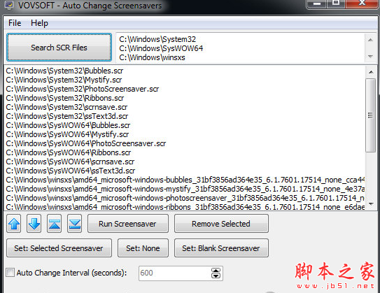 Auto Change Screensavers(屏幕保护程序软件) v1.6  免费安装版