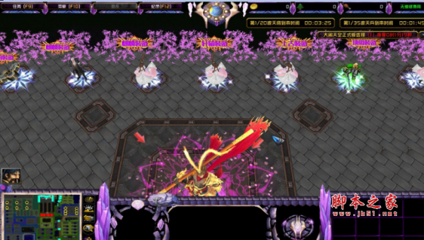 大闹天空1.53儿童节 附攻略及隐藏英雄密码 魔兽防守地图