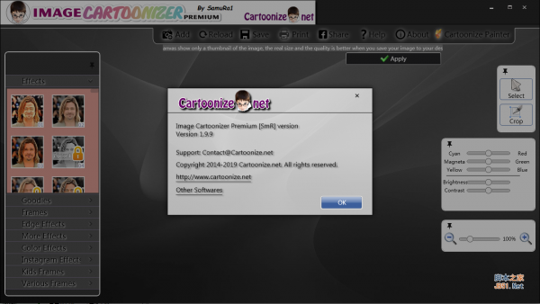 照片转漫画软件 Image Cartoonizer Premium v1.9.9 英文绿色免激活特别版