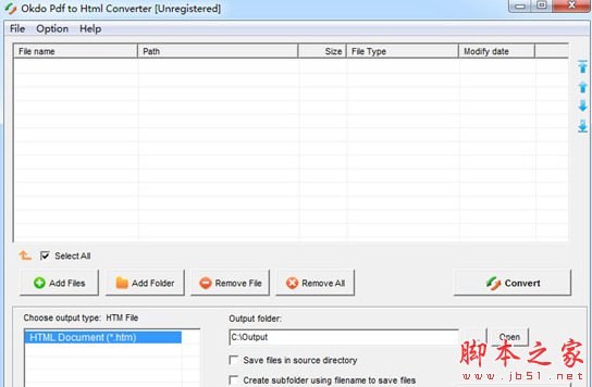 Okdo Pdf to Html Converter(PDF到HTML转换软件) v5.6 免费安装版