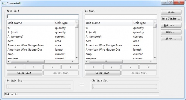 ConvertAll(万能单位转换工具) v1.4.2 绿色免费版