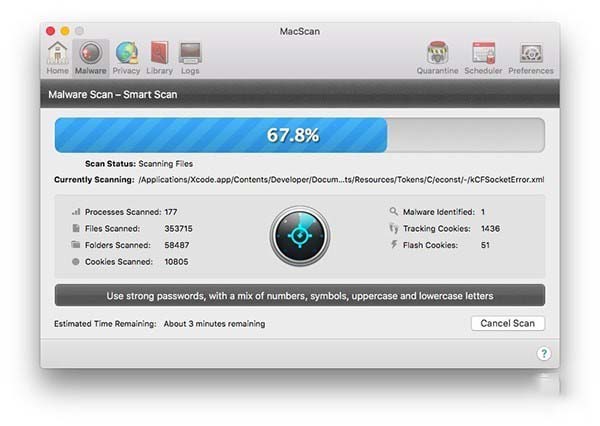 MacScan for Mac(木马检测软件) V3.3.1 苹果电脑版