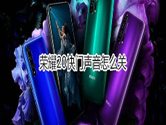 荣耀20快门声音如何关闭?