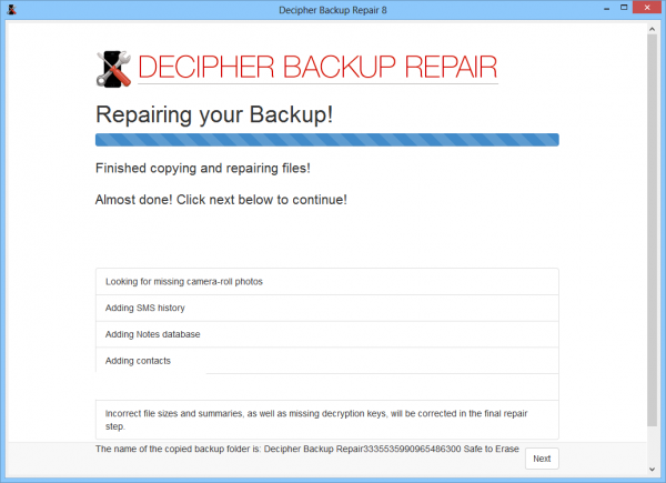 Decipher Backup Repair(备份修复软件) V12.2.10 英文安装版(附安装教程)