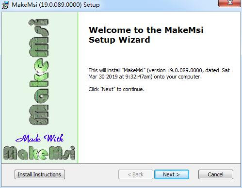 MakeMsi(msi安装包制作工具) v19.089 官方安装免费版