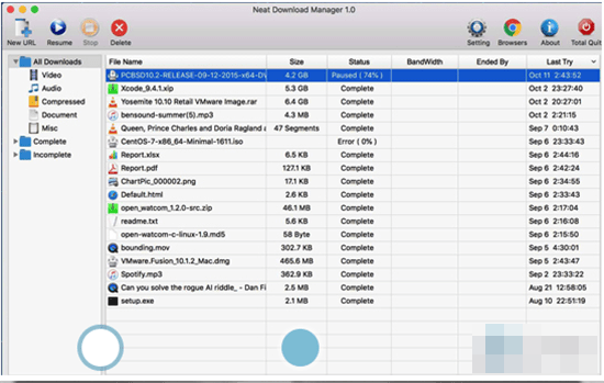 Neat Download Manager Mac(Mac多线程下载工具) V1.3.24 苹果电脑版