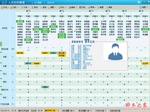 人员动态管理系统 v8.0 官方免费安装版