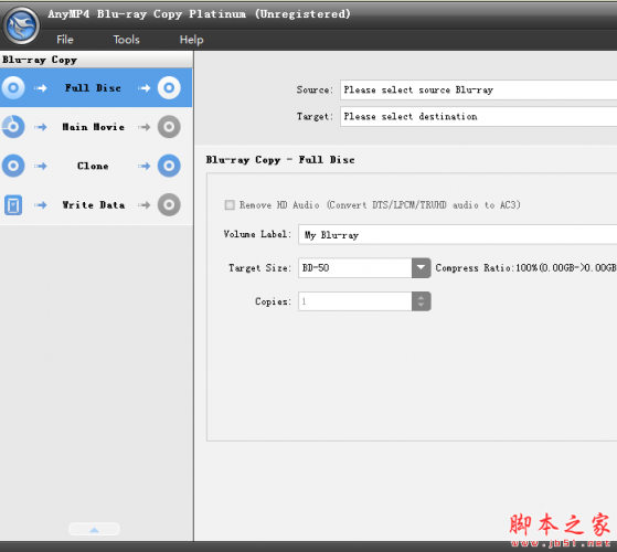 AnyMP4 Blu ray Copy(蓝光视频复制工具) v7.2.5 免费安装版